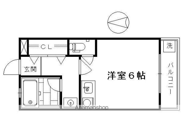 泉涌寺アビタシオンの間取り写真
