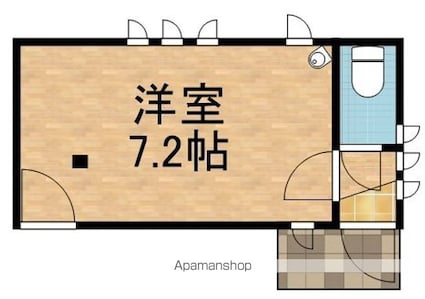 長野県安曇野市豊科南穂高[1R/14.3m2]の間取図