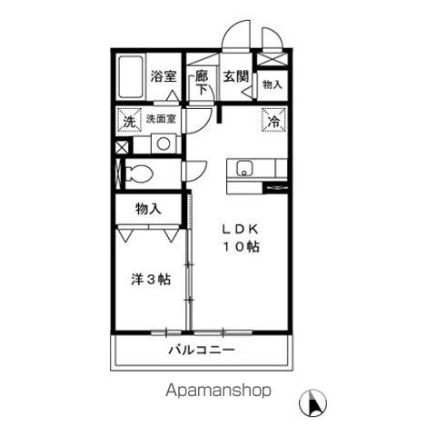 ロイヤルコートＫＡＹ　ＡＢの間取り