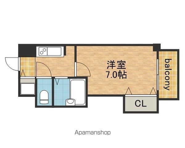 CITY SPIRE布施の間取り写真