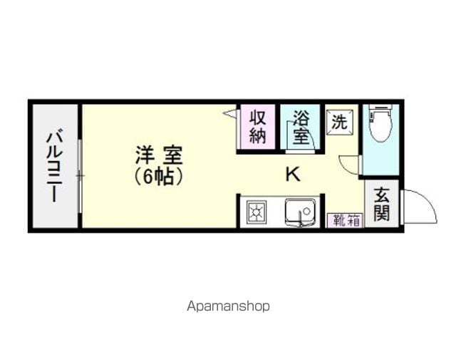 スカイコーポ新屋敷の間取り写真