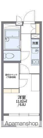 レオパレスリュエルの間取り