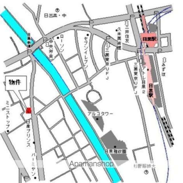 ＭＦＰＲコート目黒南[1R/31.57m2]の配置図