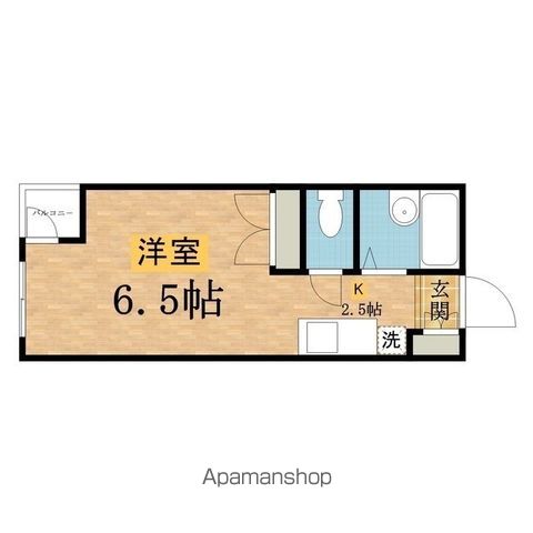 カレッジハウス B棟の間取り写真