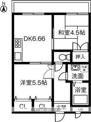 ベルメゾン大曽根[2DK/41.89m2]のキッチン