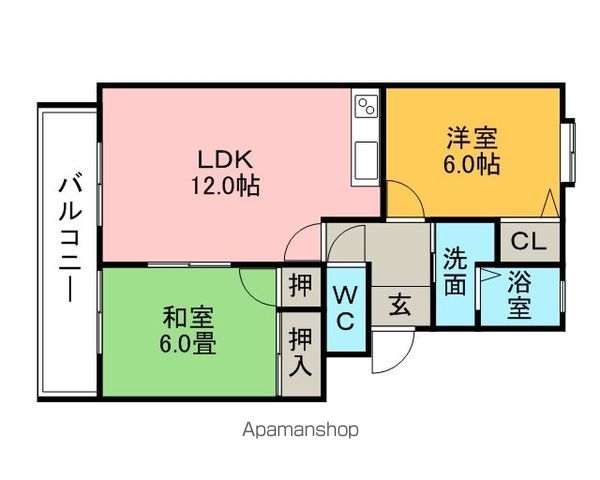 サンハイツ小森野の間取り