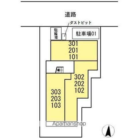 ＤーＲＯＯＭ　ＳＡＳＨＩＥ（ディールームサシエ） 103 ｜ 岐阜県岐阜市高森町４丁目2-1（賃貸アパート1DK・1階・34.90㎡） その9