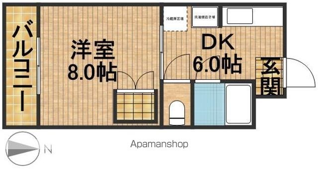 サンフラワーIの間取り写真