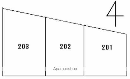 メサヴェルデ木太[1K/24.54m2]の配置図