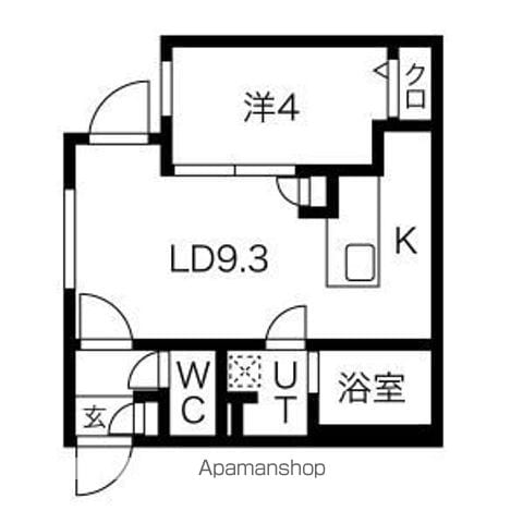 アルファスクエア西28の間取り写真