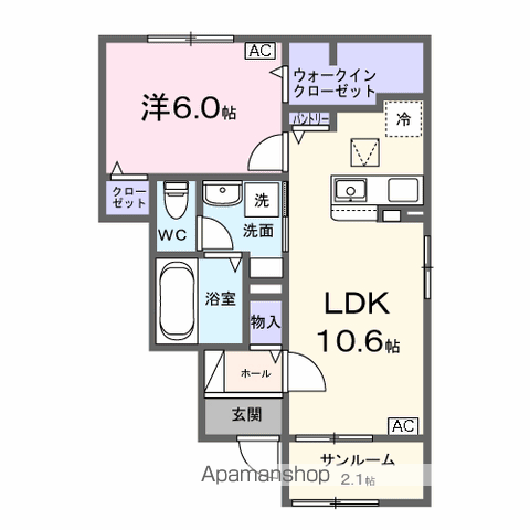 パーシモンIIIの間取り写真