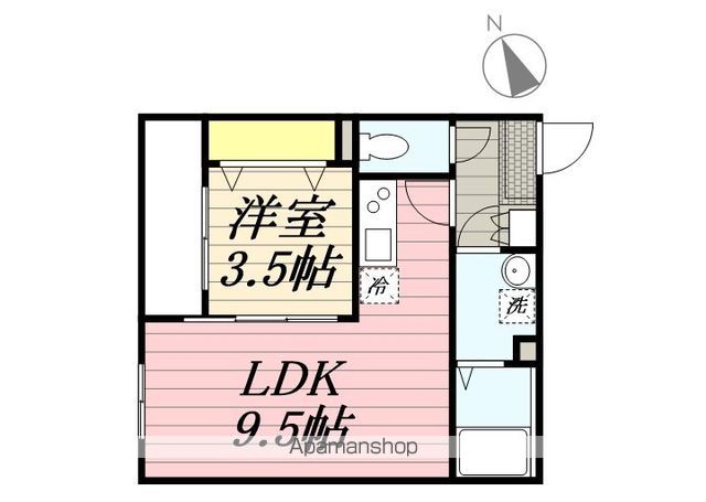 ＴＳＲ新松戸 101 ｜ 千葉県松戸市新松戸北２丁目2-27（賃貸アパート1LDK・1階・32.55㎡） その2