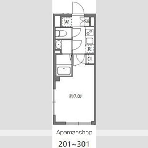 【中野区中央のマンションの間取り】