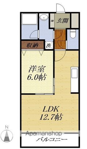 東海道本線 愛野駅 徒歩4分 4階建 築21年の間取り写真