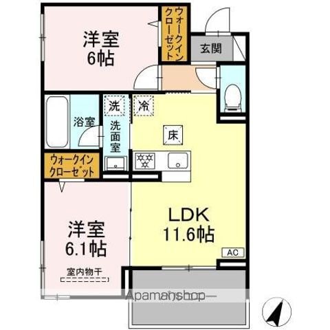 シャルマン日吉本町の間取り写真