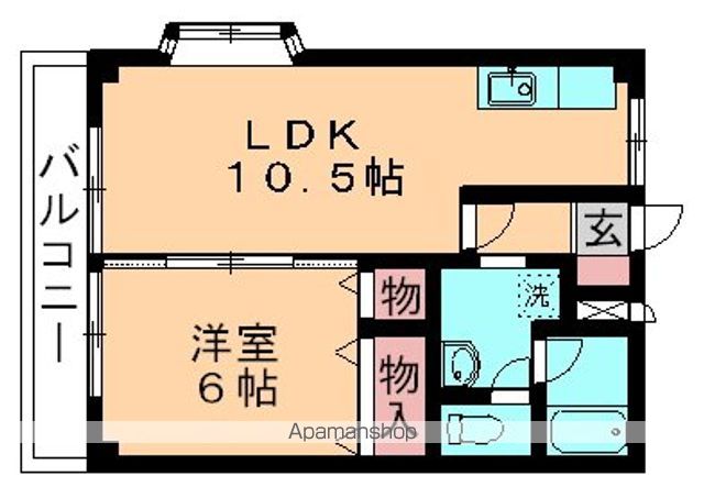 シャイン城の下IIの間取り写真