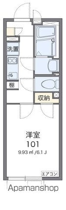 クレイノ高円寺[1K/21.11m2]の間取図