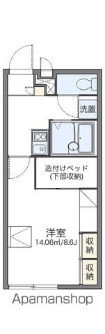 レオパレスメテオレインの間取り写真