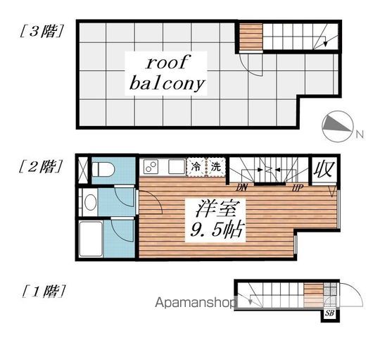 ＴＨＥ　ＴＥＲＲＡＣＥ黒砂の間取り