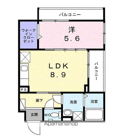 メゾン　アイティー　ジャックの間取り