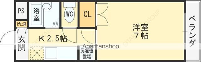 グレイス東洋の間取り写真