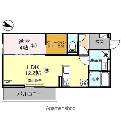 DーROOM台新田町の間取り写真