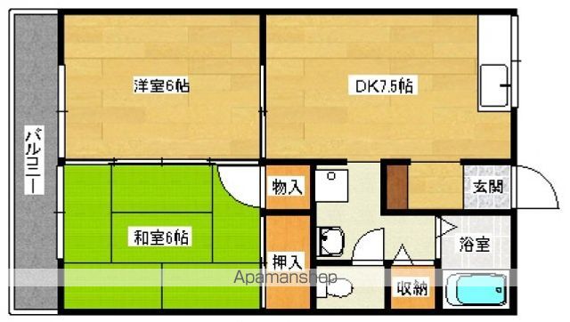 アーバン浅井A棟の間取り写真