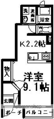 山陽本線 西川原駅 徒歩7分 2階建 築20年の間取り写真