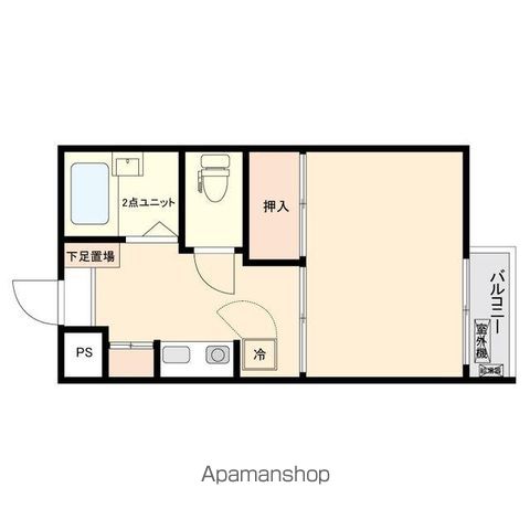 名島ハウスの間取り