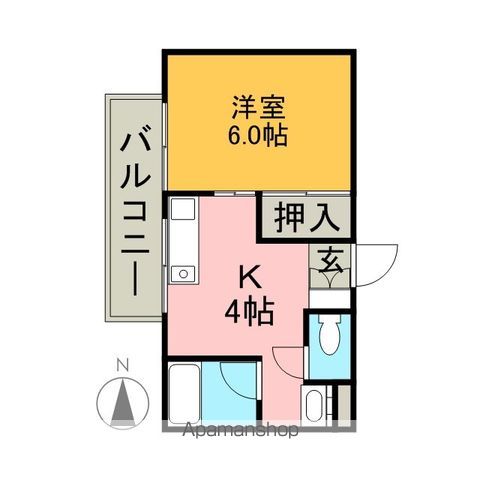 シマノニシキビルの間取り写真