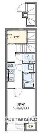 レオネクストミモザ[1K/27.06m2]の間取図