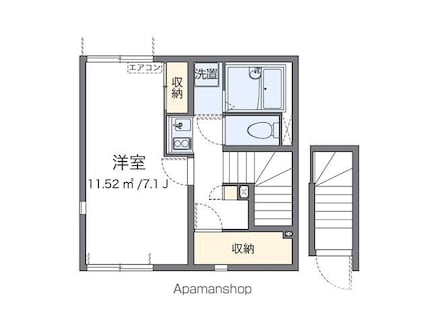 レオネクスト南青山２[1K/26m2]の間取図