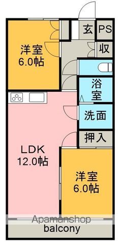 プレステイジ清水の間取り写真