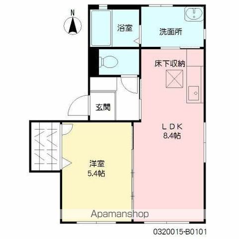 ソレイユ 101 ｜ 長崎県長崎市富士見町12-8（賃貸アパート1LDK・1階・35.92㎡） その2