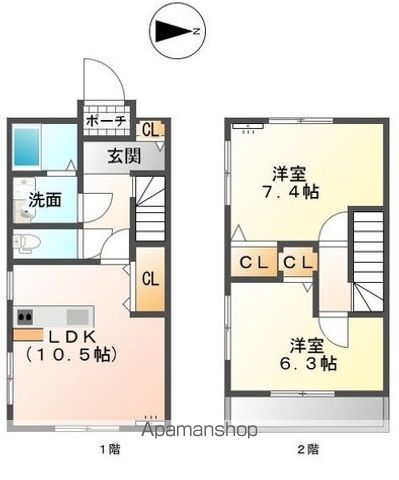 和歌山市木ノ本のテラスの間取り