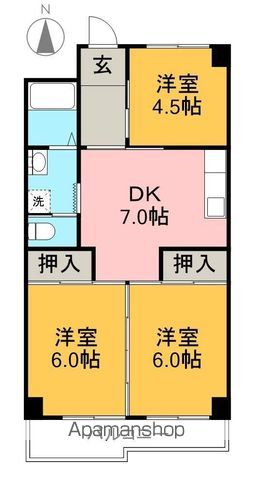 第3山崎マンションの間取り写真