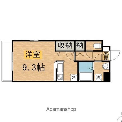 ベルベール[1R/29.79m2]の間取図
