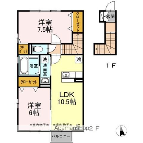 ROYAL西荒屋の間取り写真