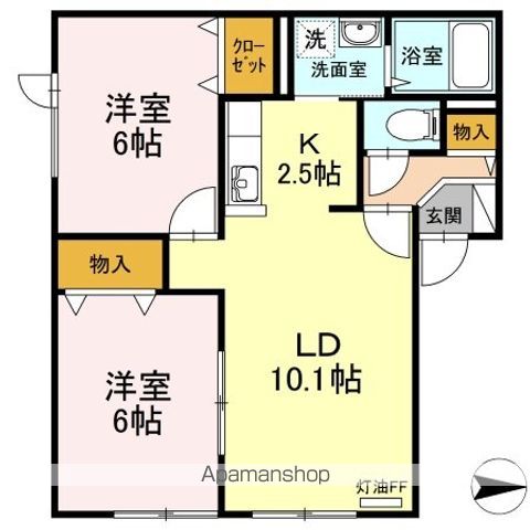 セジュール元町の間取り写真