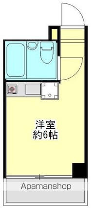 サンパティオ高田馬場[1R/17.31m2]の間取図