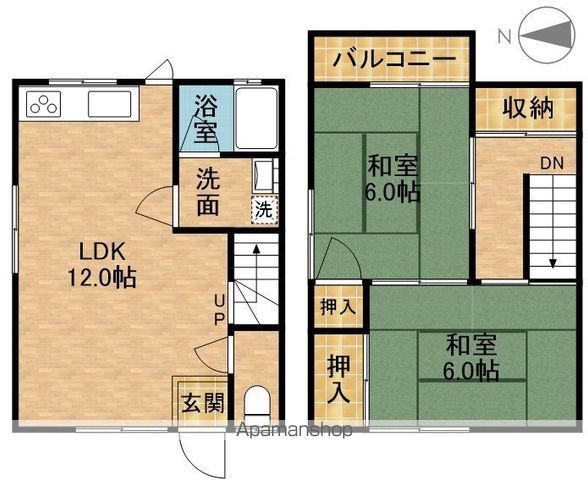 ヤマザキハイツの間取り写真