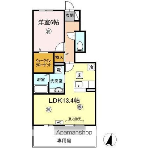 ベルジュ春日の間取り写真