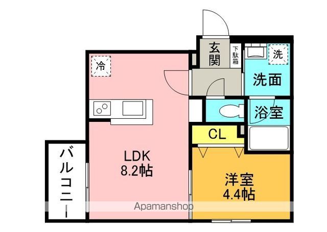 SーRESIDENCE東札幌AZUREの間取り写真