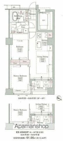 レジディアタワー上池袋の間取り写真