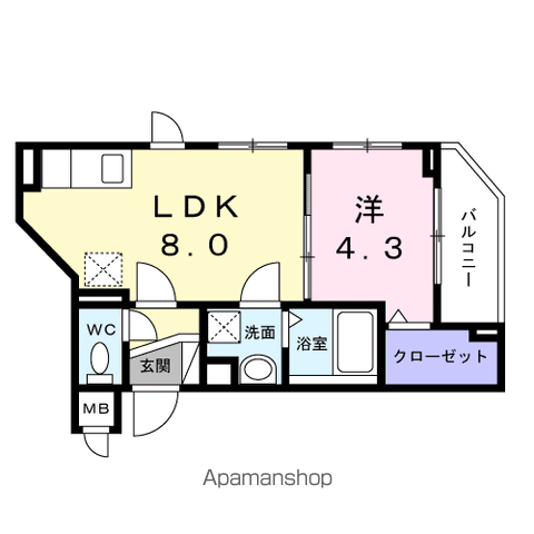 【フィオーレの間取り】