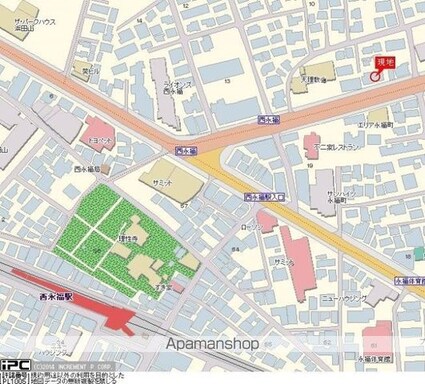 東京都杉並区大宮２丁目[1R/21.45m2]の配置図