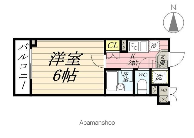 【練馬区中村のマンションの間取り】