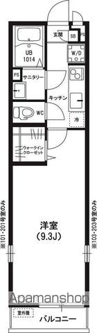 千葉市花見川区幕張町のアパートの間取り