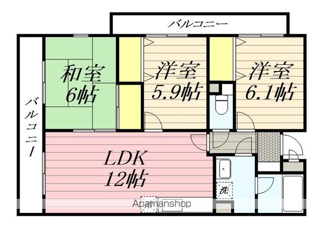 【ファミール春日２の間取り】