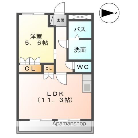 メゾンドコンフォース Iの間取り写真